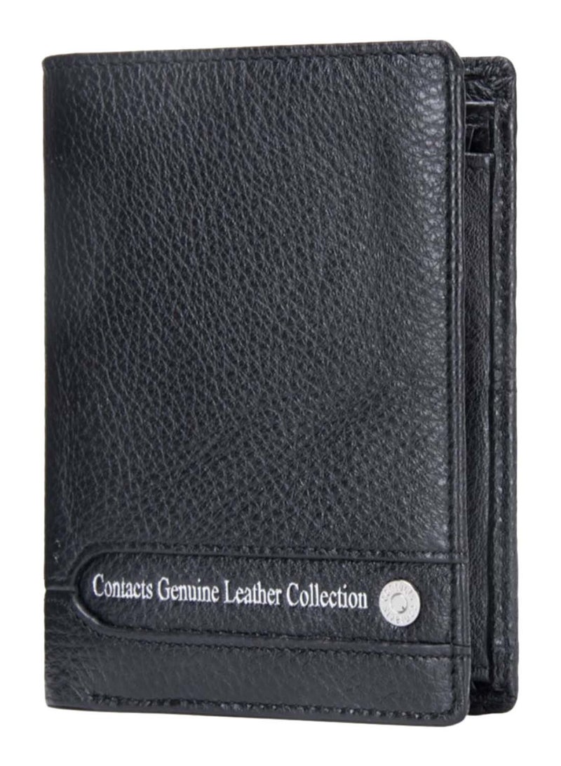 3-Fold Multi-Layer Casual Wallet Black
