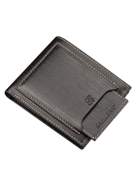 3-Fold Multi-Layer Casual Wallet Black