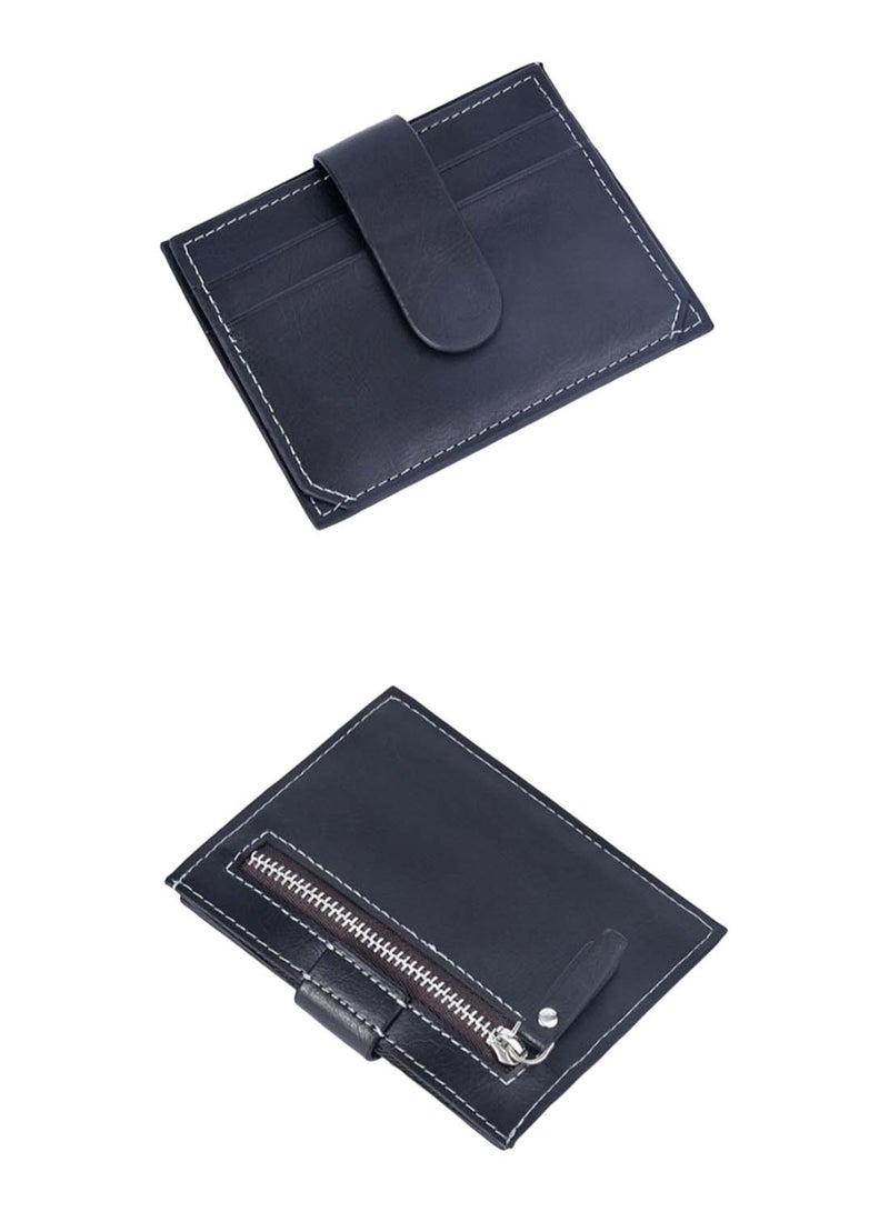 2-Fold Multi-Layer Anti Theft Casual Wallet Black