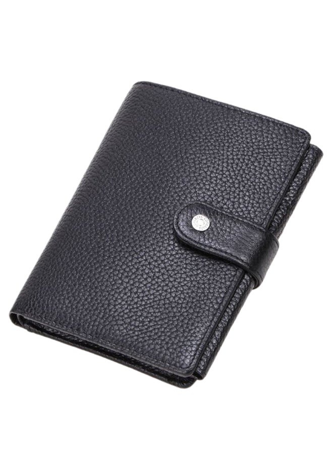 Generic 3-Fold Vintage Casual Card Holder Wallet Black  - Image 1