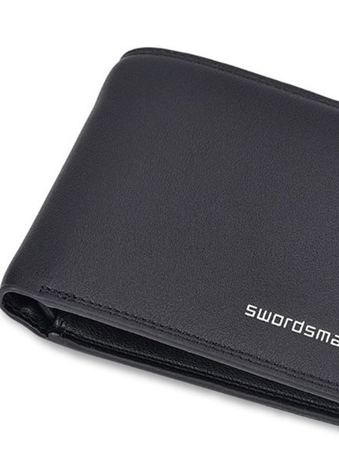 2-Fold Retro Multilayer Casual Style Wallet Black