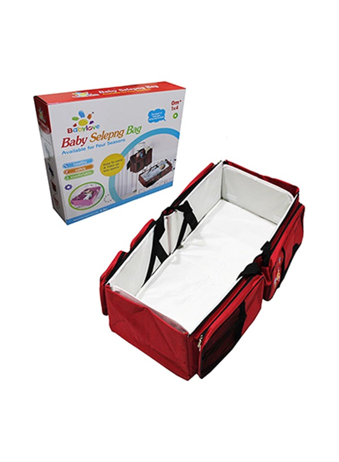Multipurpose Sleeping Bag Nylon Red 59x32centimeter  - Image 3