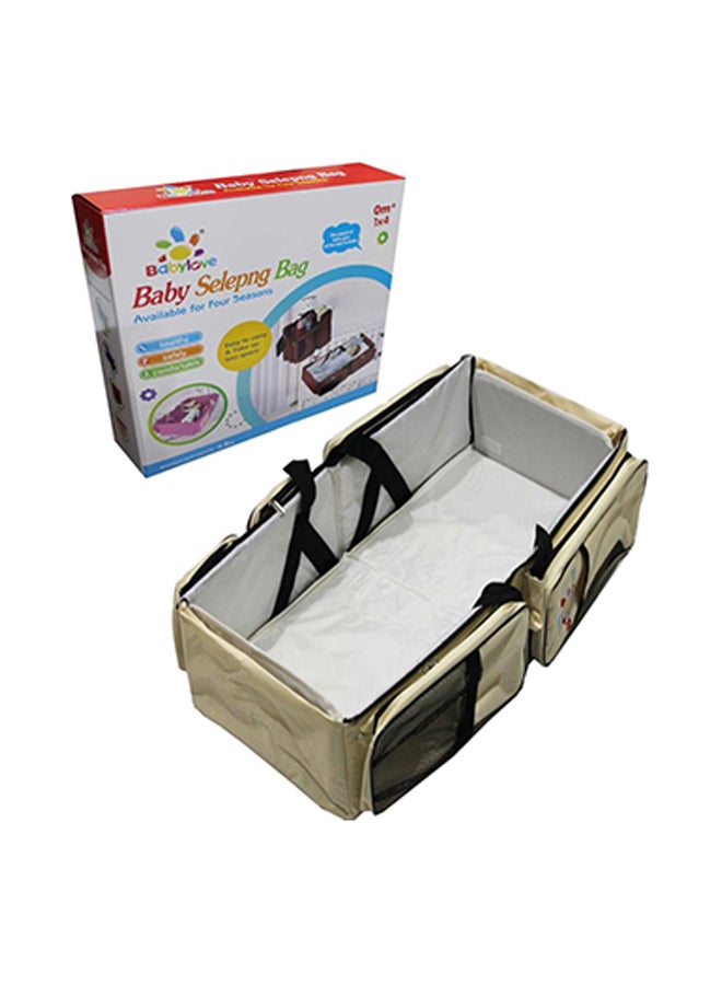 Multipurpose Sleeping Bag Nylon Beige 59x32centimeter  - Image 2