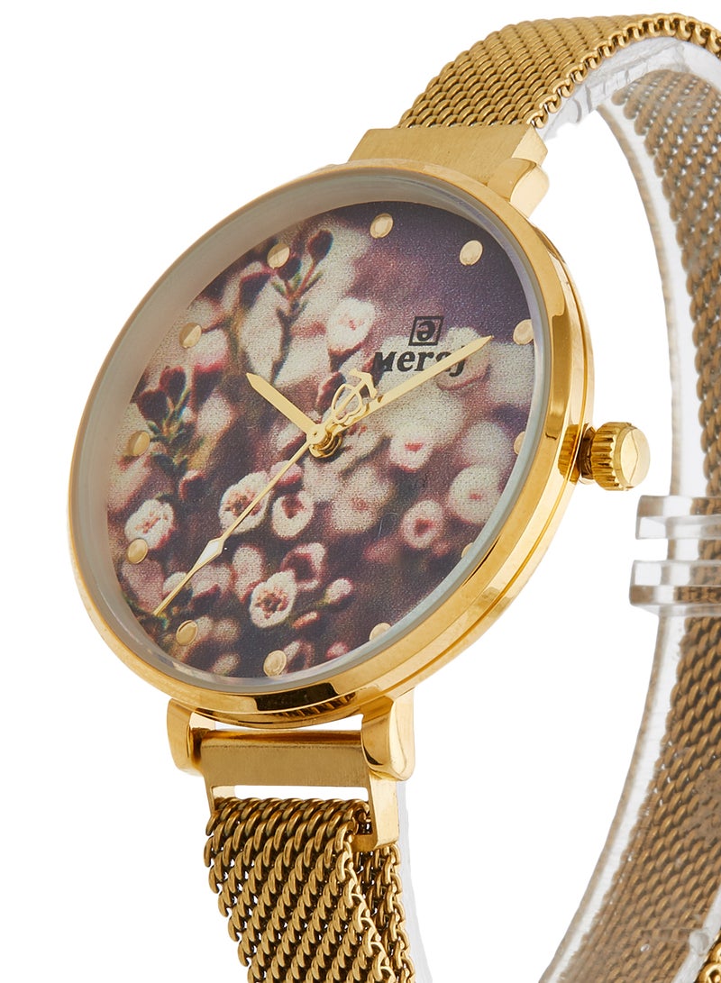 MERAJ - girls Alloy Analog Wrist Watch WEAR10018GPE - Image 1