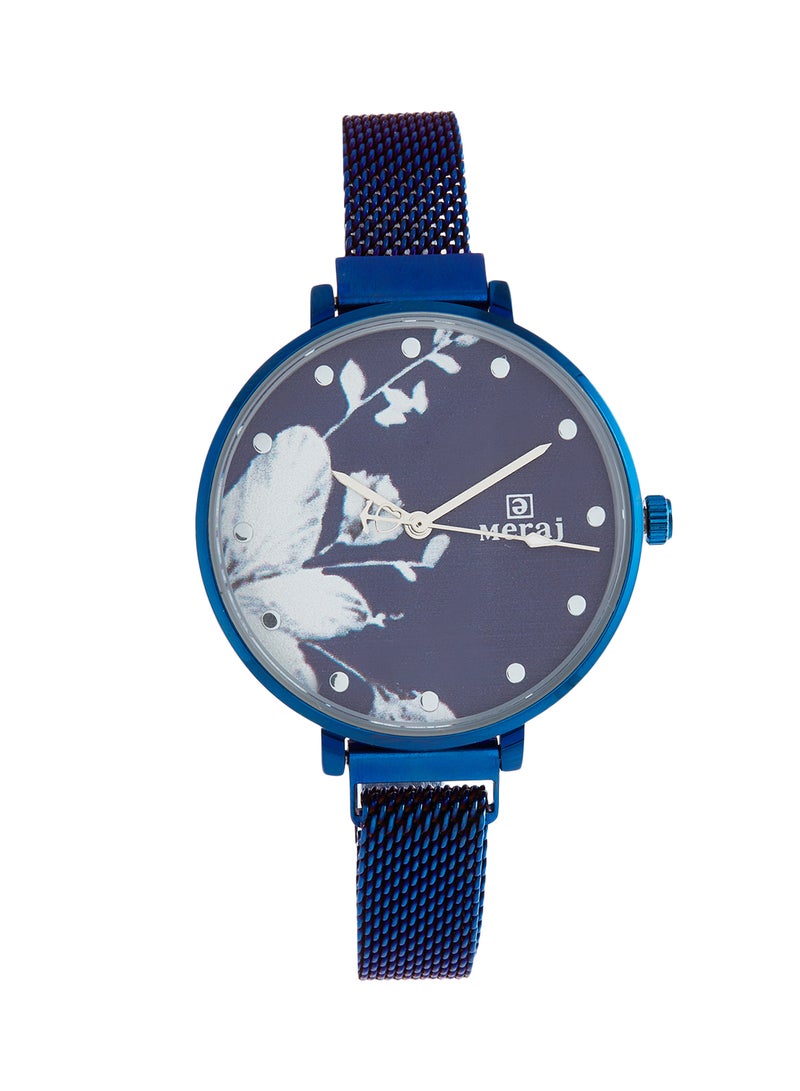 MERAJ - Girls' Alloy Analog Wrist Watch WEAR10018BLU - Image 1