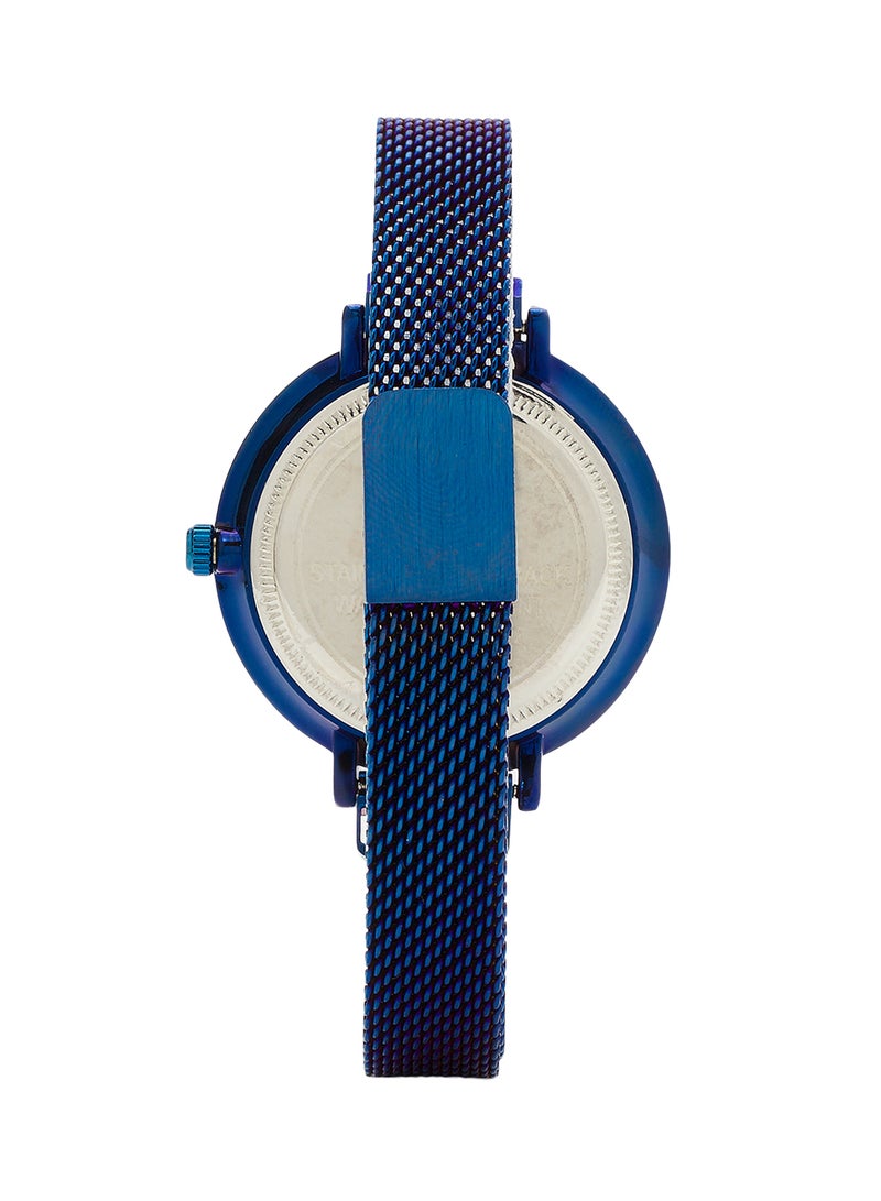 MERAJ - Girls' Alloy Analog Wrist Watch WEAR10018BLU - Image 1