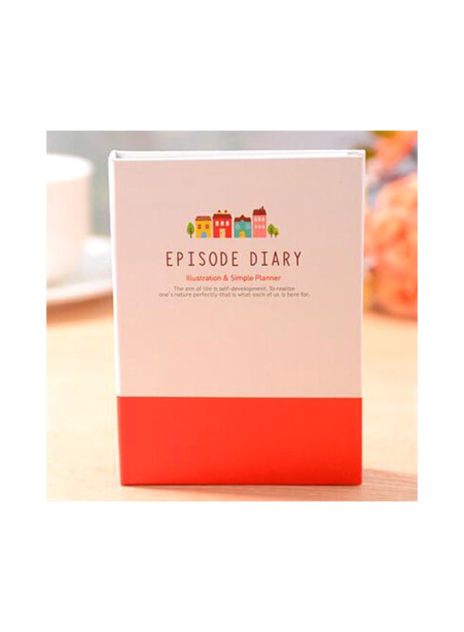 Creative Hardcover Diary Notepad Multicolour