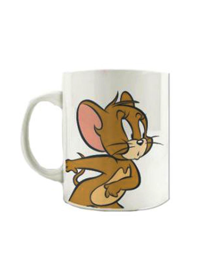PrinTech Printed Ceramic Mug White/Brown One Size  - Image 1
