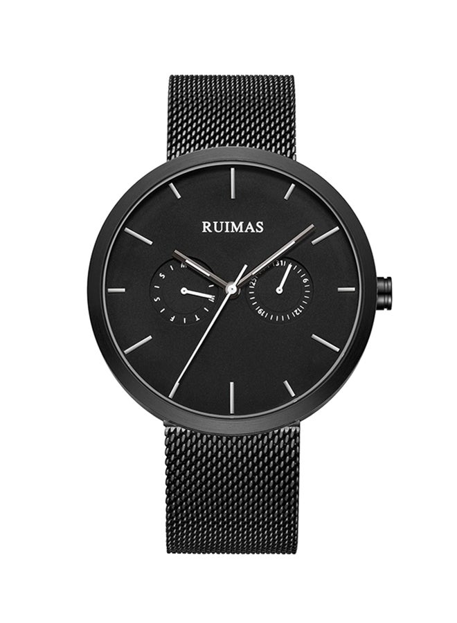 RUIMAS Men's Stainless Steel Analog Wrist Watch RS567G-BK-1 - Image 1