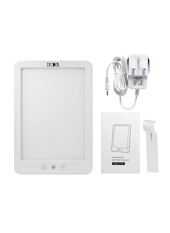 Decdeal Therapy Table Lamp With Accessories White 20.5 x 15.4 x 3.5cm - Image 1