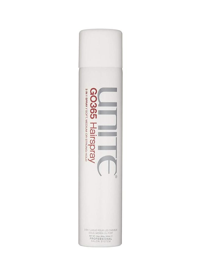 UNITE Hair Go365 3-In-1 Soft Medium Or Strong Hold Hairspray  - Image 1