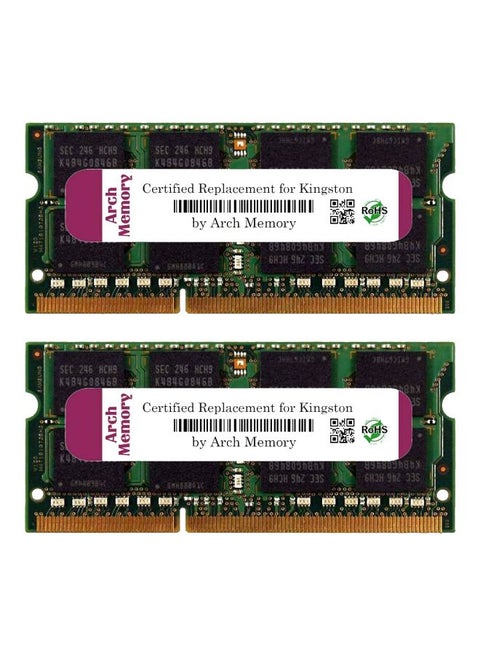 ذاكرة رام طراز  SO-DIMM DDR3L قطع غيار KVR16LS11K2/16  مكون من قطعتين
