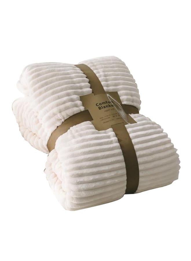بطانية مريحة ومزدوجة الطبقات cotton أبيض 150x200سم 