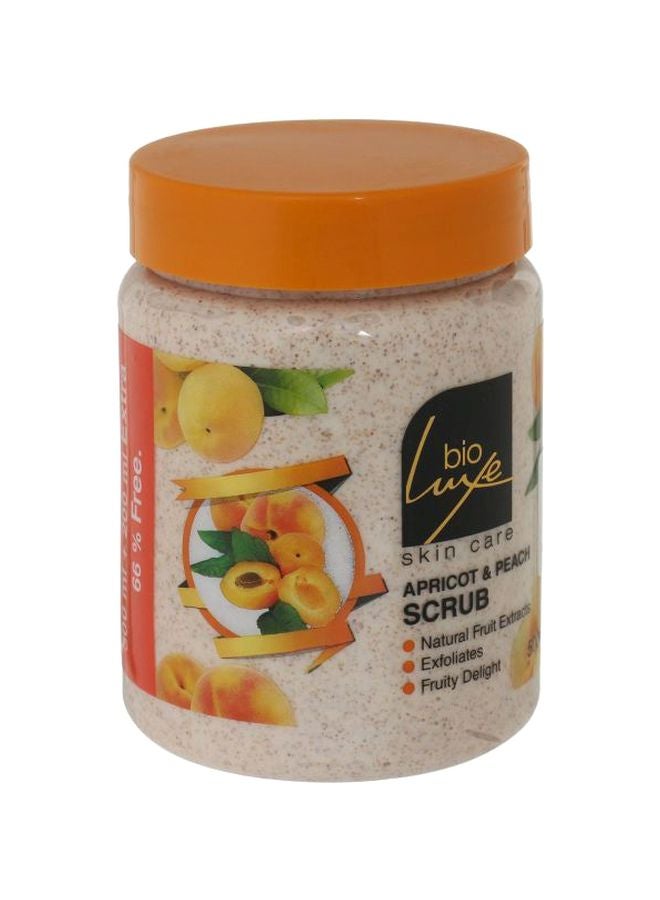 Bio Luxe Apricot And Peach Scrub 500ml
