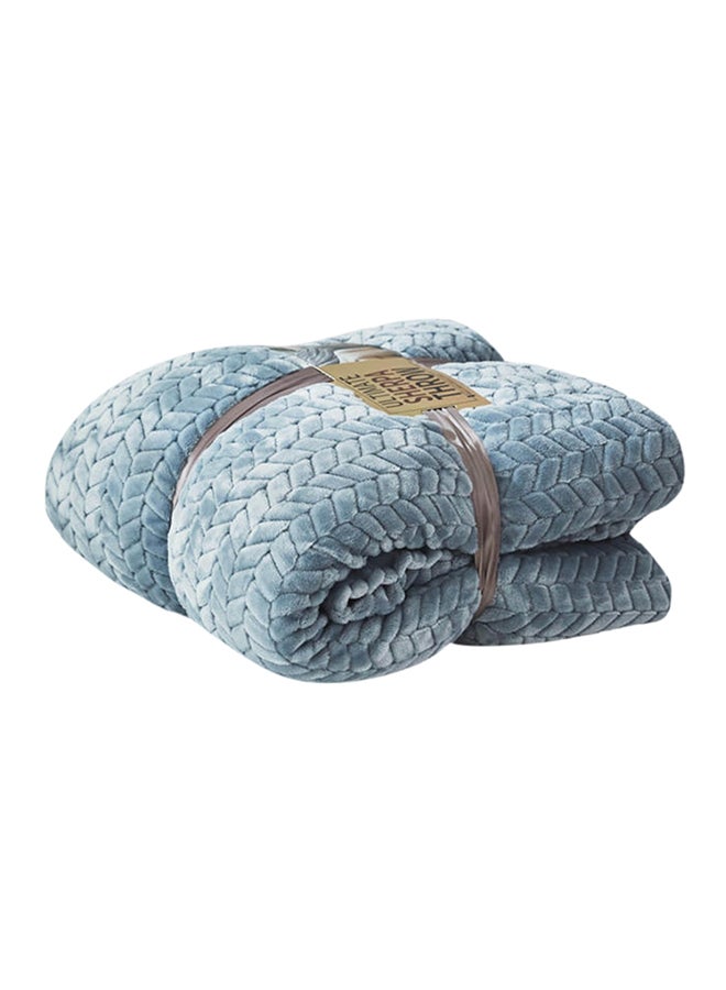 Double-Layer Thick Warm Sleeping Blanket Cotton Grey