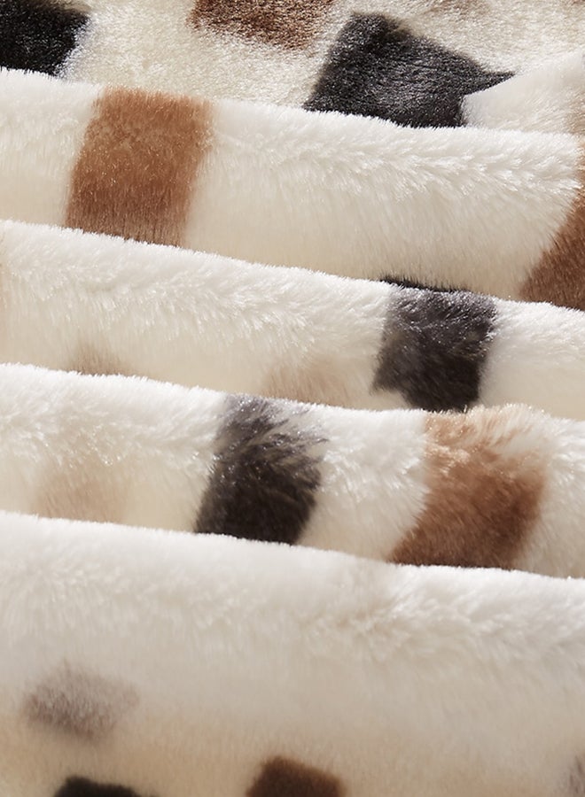 Sleeping Blanket Modern Simple Colorblock Pattern Comfy Bed Blanket Cotton Multicolour 200x230cm