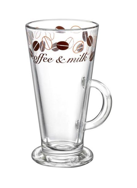 2-Piece Glass Mug Multicolour 280ml