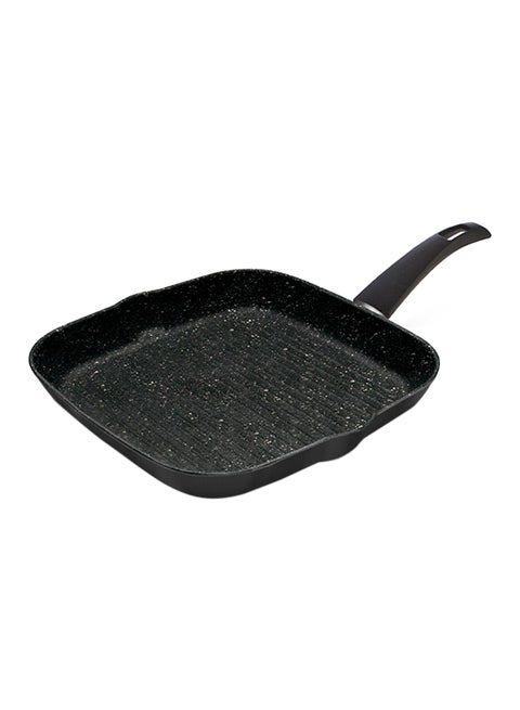 Moving Handle Grill Pan Black 28x28cm
