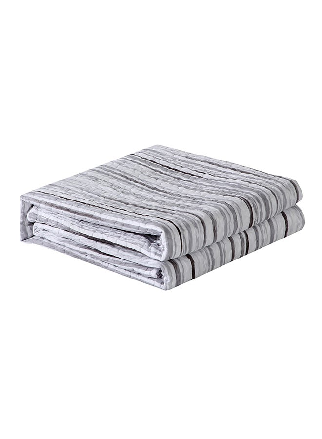 Cotton Simple Print Bedspread cotton Multicolour 150x200cm - Image 1