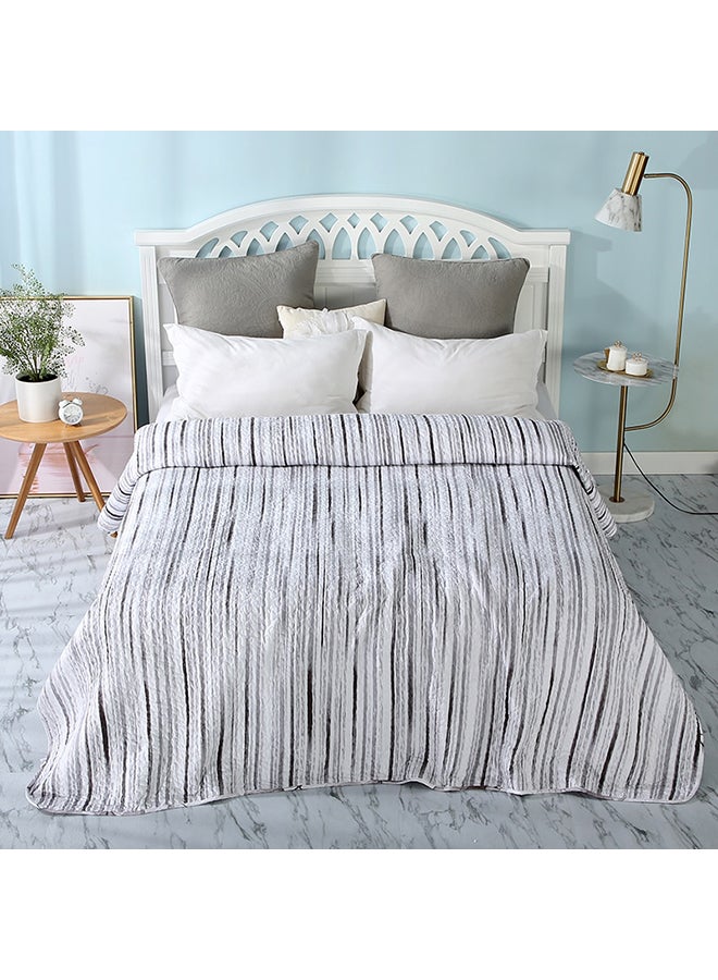 Cotton Simple Print Bedspread cotton Multicolour 150x200cm - Image 2