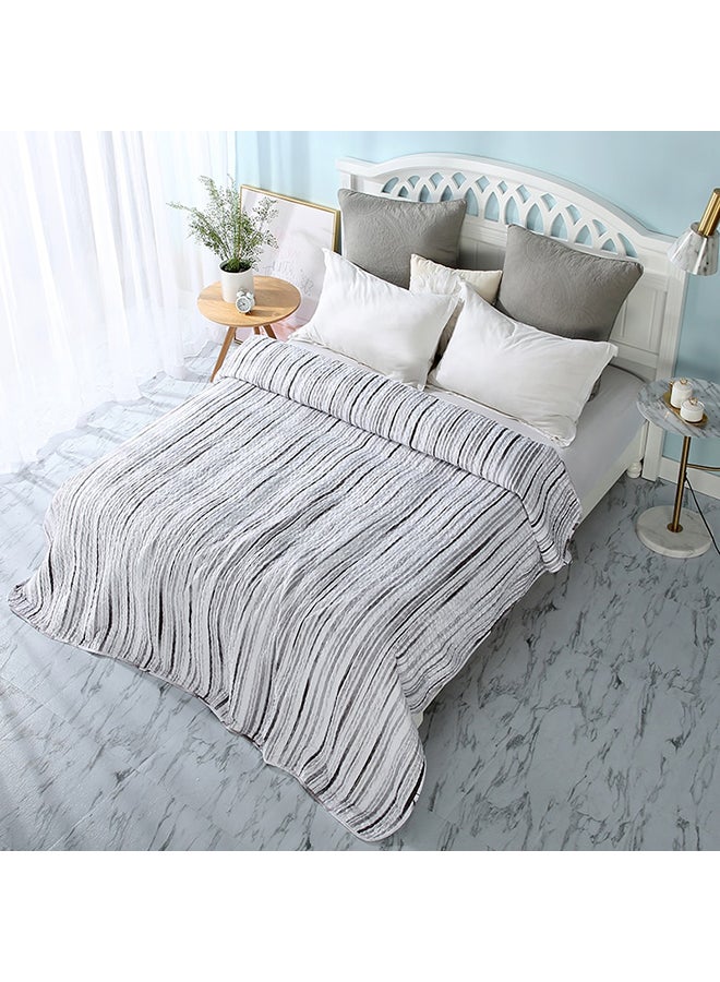 Cotton Simple Print Bedspread cotton Multicolour 150x200cm - Image 3