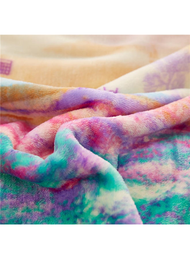 Generic - Printed Warm Blanket Multicolour - Image 1