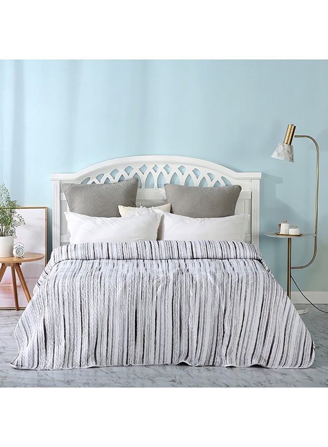 Printed Warm Blanket Grey  - Image 2