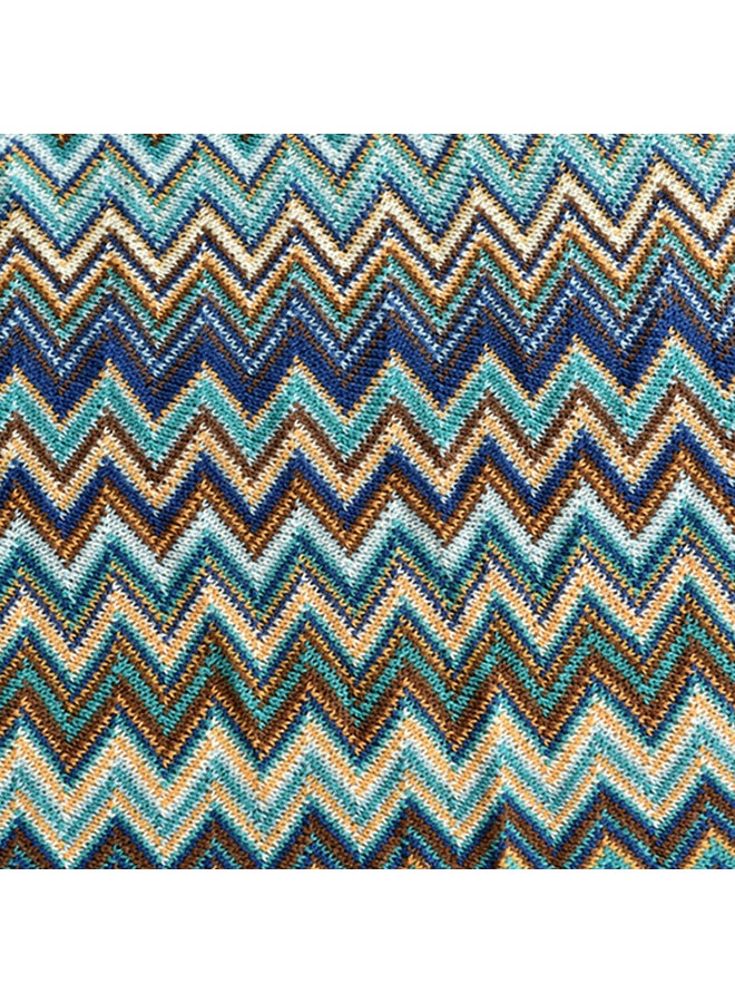 Printed Warm Blanket Cotton Multicolour 130x150cm  - Image 5