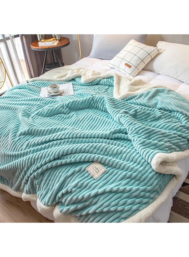 Generic - Solid Color Soft Blanket polyester Multicolour 100x120cm - Image 1