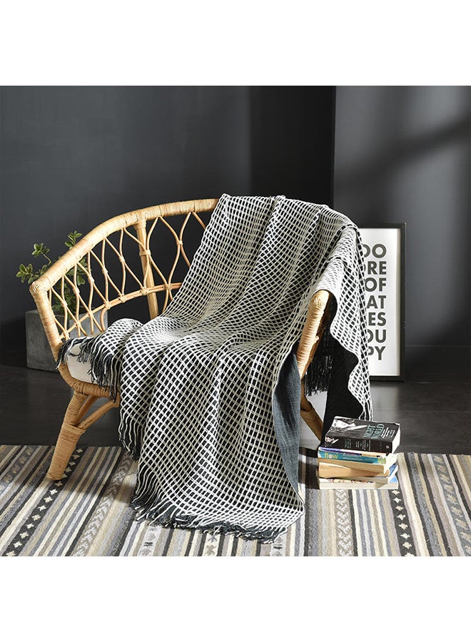 بطانية مريحة بتصميم مربعات cotton متعدد الألوان 130x170سم - Image 2