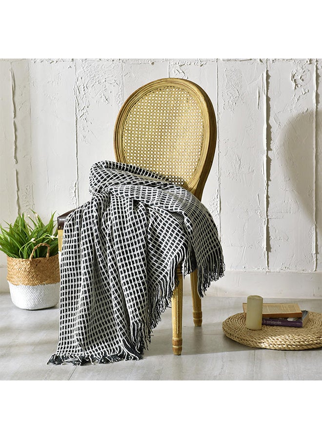 بطانية مريحة بتصميم مربعات cotton متعدد الألوان 130x170سم - Image 3
