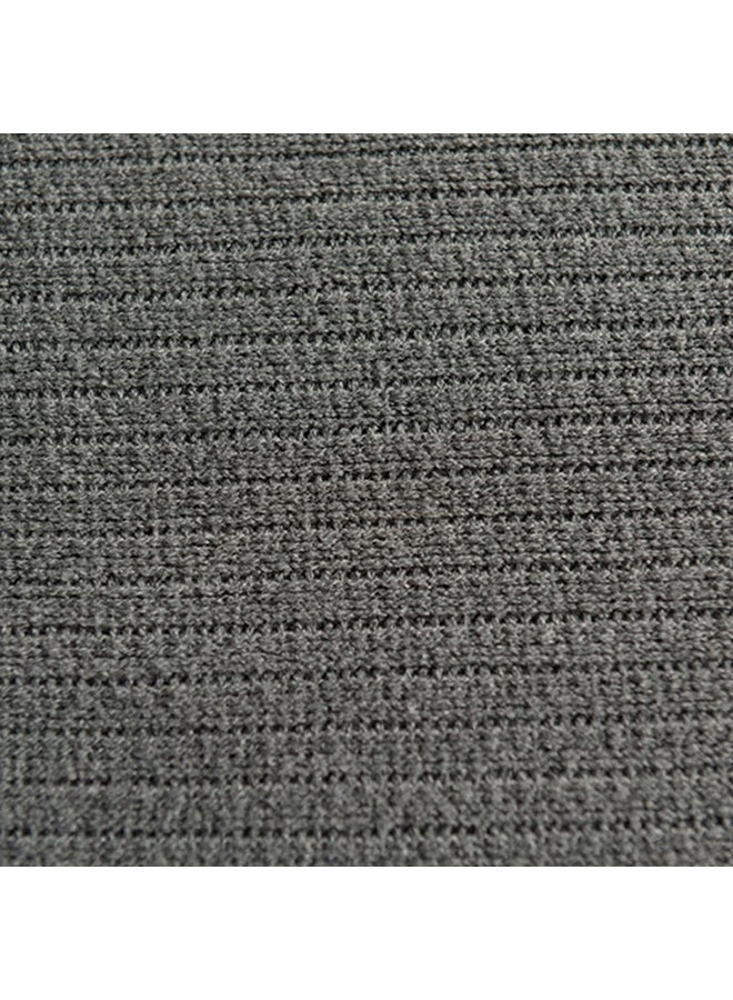Generic Casual Knitted Solid Color Soft Blanket Polyester Dark Grey 125x150centimeter  - Image 4