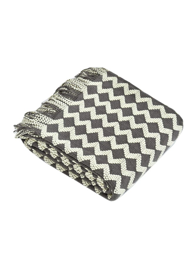 بطانية كاجوال للتدفئة مزينة بنقشة مموجة polyester متعدد الألوان 120x200سم - Image 1