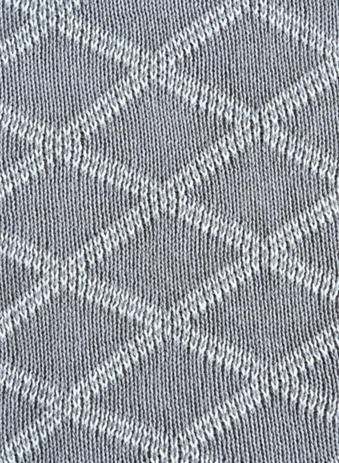 Casual Home Use Warm Throw Blanket cotton Grey 130x160cm - Image 3