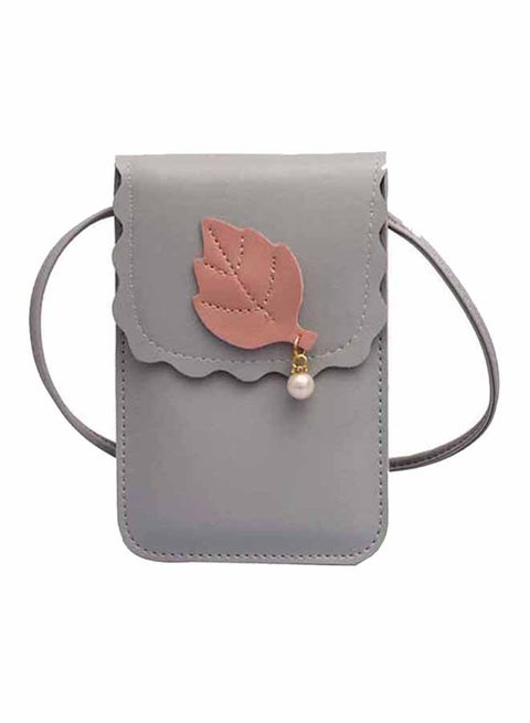 Retro Style Multifunctional Sling Bag Grey