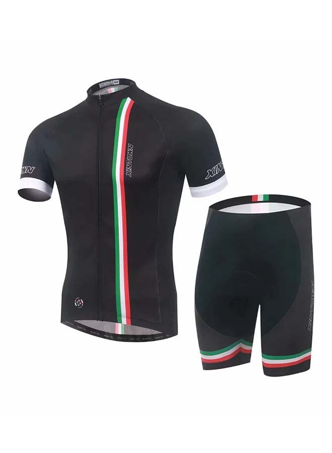 Xintown 2-Piece Quick Dry Breathable Cycling Suit Set  - Image 1
