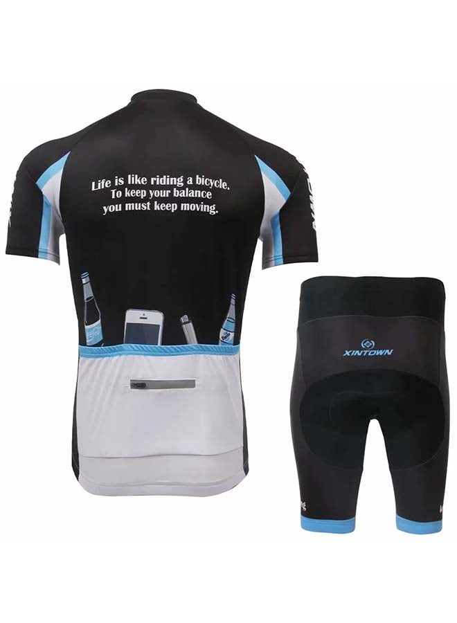 Xintown 2-Piece Quick Dry Breathable Cycling Suit Set - Image 2