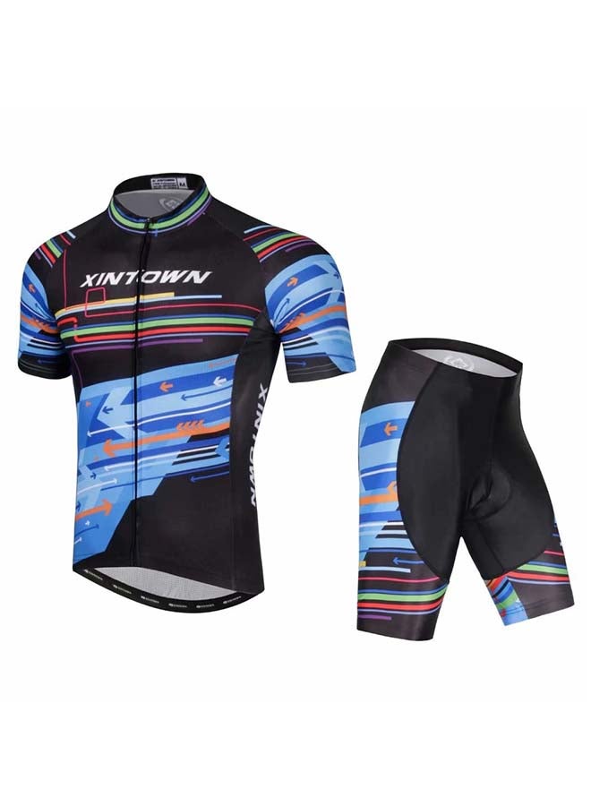 Xintown 2-Piece Quick Dry Breathable Cycling Suit Set  - Image 1