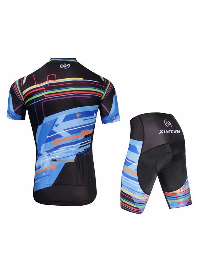 Xintown 2-Piece Quick Dry Breathable Cycling Suit Set  - Image 2