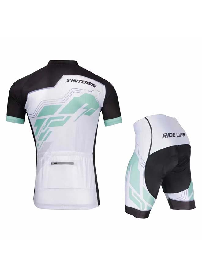 Xintown 2-Piece Quick Dry Breathable Cycling Suit Set  - Image 2