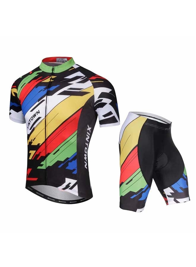 Xintown 2-Piece Quick Dry Breathable Cycling Suit Set  - Image 1