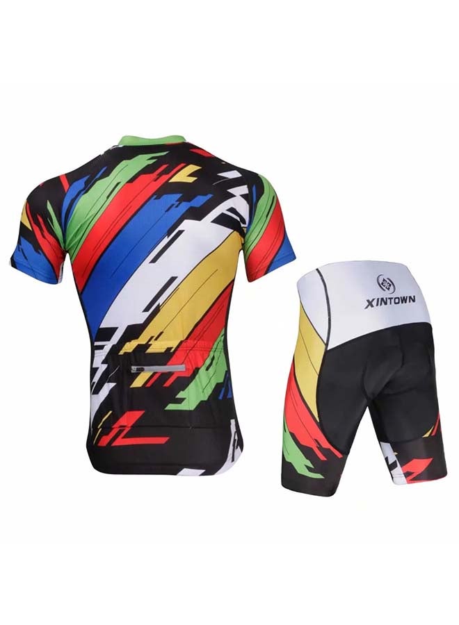 Xintown 2-Piece Quick Dry Breathable Cycling Suit Set  - Image 2