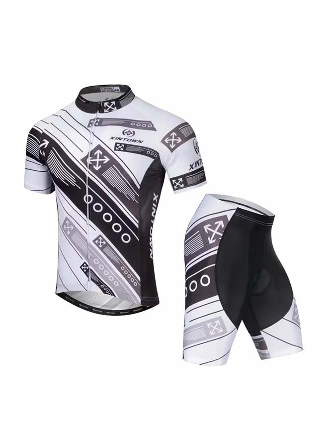 Xintown 2-Piece Quick Dry Breathable Cycling Suit Set  - Image 1