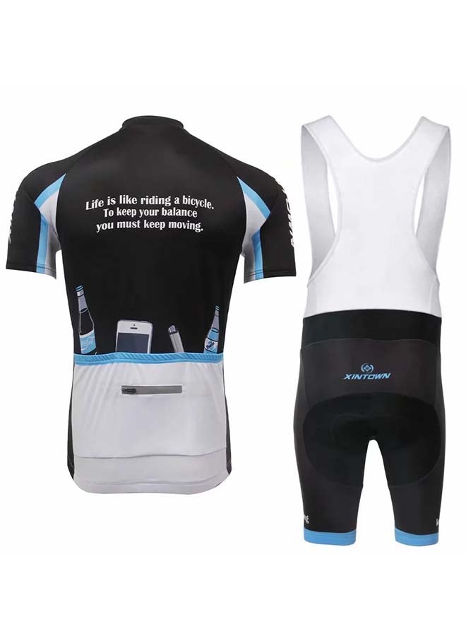Xintown 2-Piece Quick Dry Breathable Cycling Suit Set  - Image 2