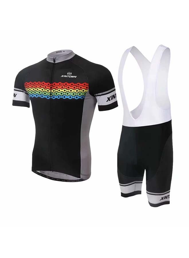 Xintown 2-Piece Quick Dry Breathable Cycling Suit Set  - Image 1