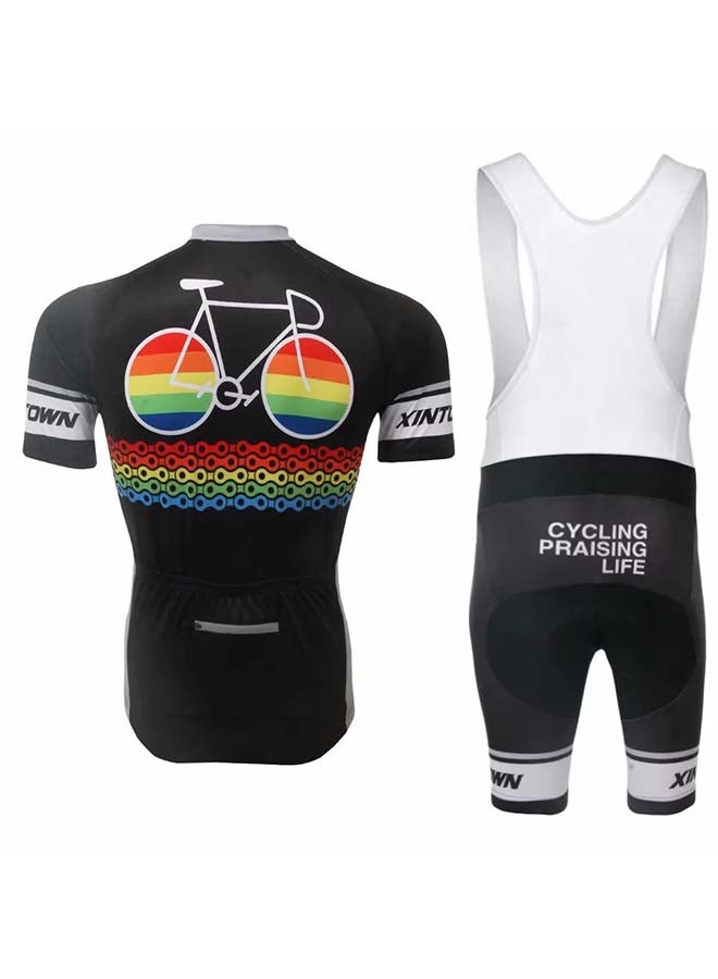 Xintown 2-Piece Quick Dry Breathable Cycling Suit Set  - Image 2