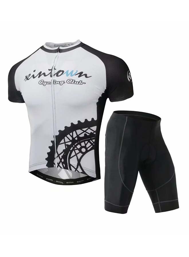 Xintown 2-Piece Quick Dry Breathable Cycling Suit Set  - Image 1