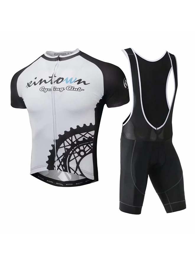 Xintown 2-Piece Quick Dry Breathable Cycling Suit Set  - Image 1