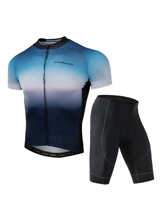 Xintown 2-Piece Quick Dry Breathable Cycling Suit Set  - Image 1