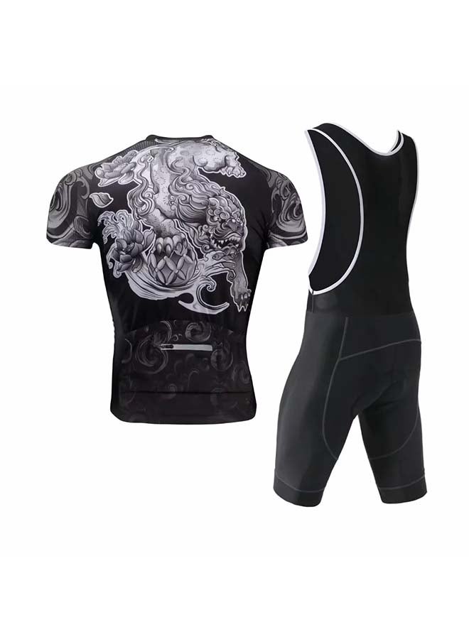 Xintown 2-Piece Quick Dry Breathable Cycling Suit Set - Image 2
